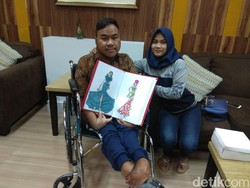 Designer Difabel Rahmat Hidayat Nitip Pesan: Enggak Boleh Menyerah!
