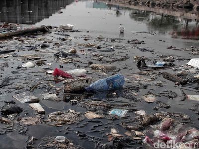 Bikin Miris, Pelabuhan Muara Baru Masih Banyak Sampah