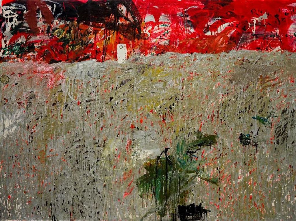 Lukisan Abstrak Ibrahim Dipajang di Gajah Gallery Yogyakarta Lukisan Abstrak Ibrahim Dipajang di Gajah Gallery Yogyakarta