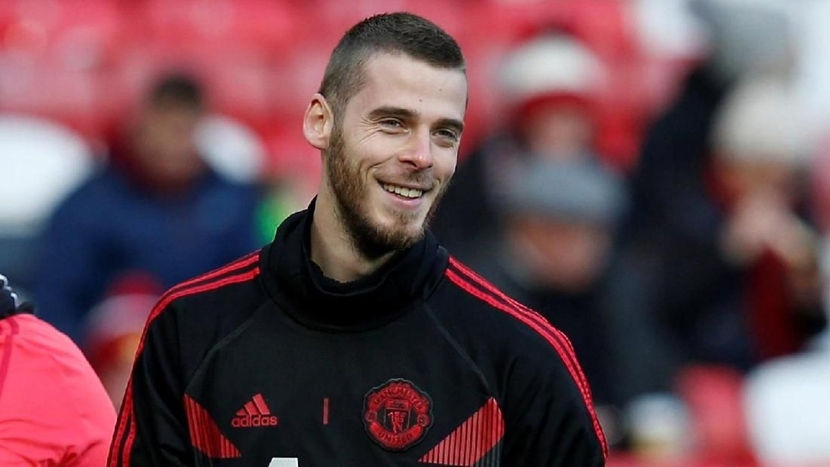 David de Gea masih akan bersama MU setidaknya sampai dua tahun lagi. (Foto: Andrew Yates/ Reuters)