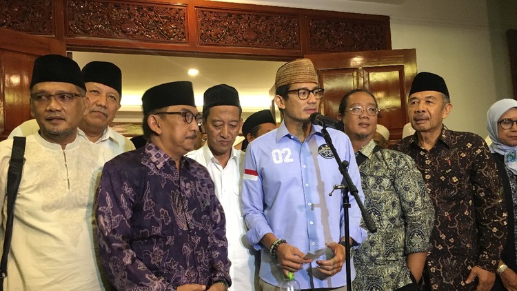 Prabowo-Sandi Dapat Dukungan dari Sejumlah Keluarga Pendiri NU