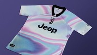 Sementara jersey Juventus terkesan sederhana namun tetap eye catching (ist.)
