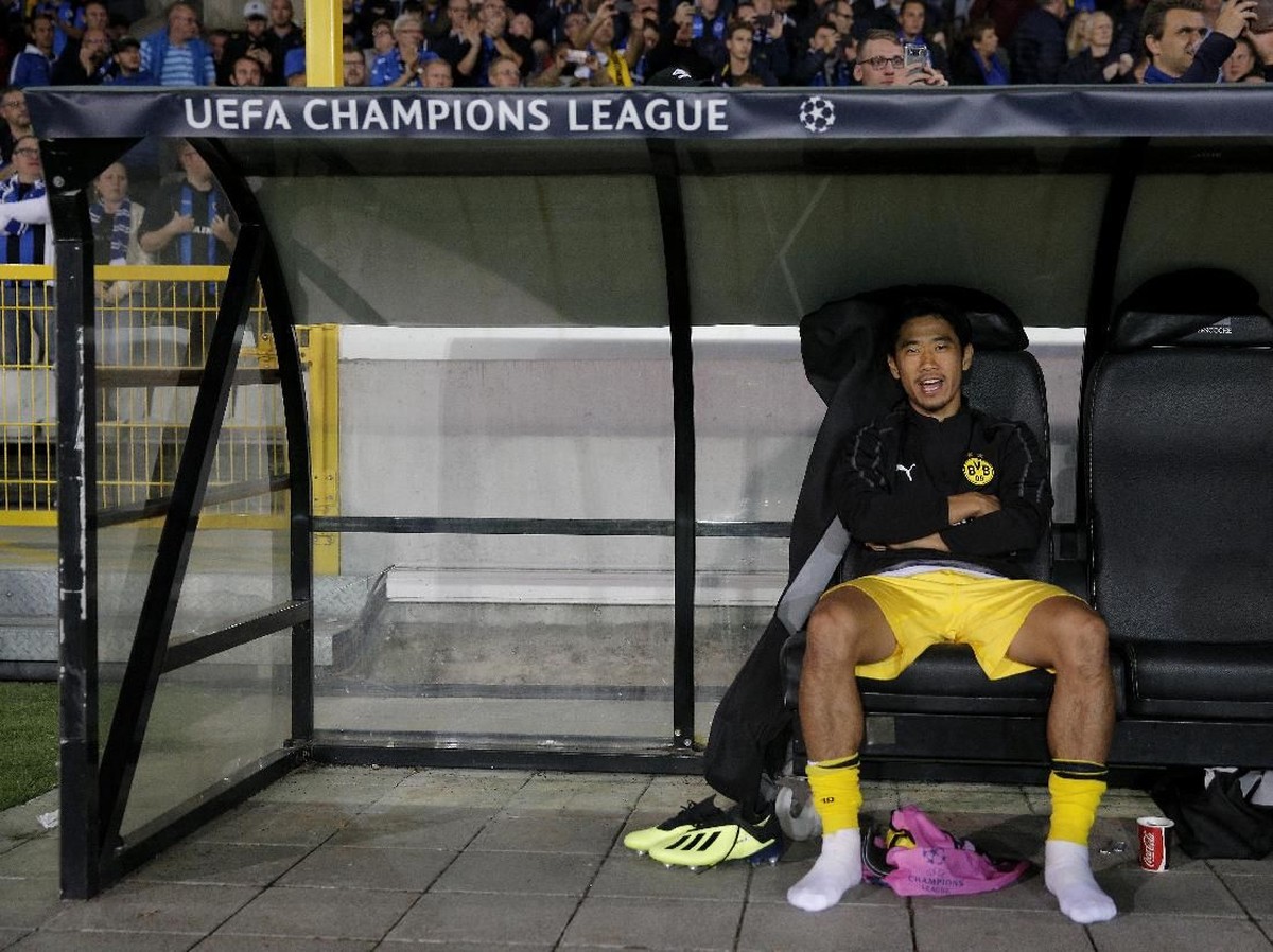Shiji Kagawa gerah dengan situasinya di Borussia Dortmund. (Foto: Dean Mouhtaropoulos/Getty Images)