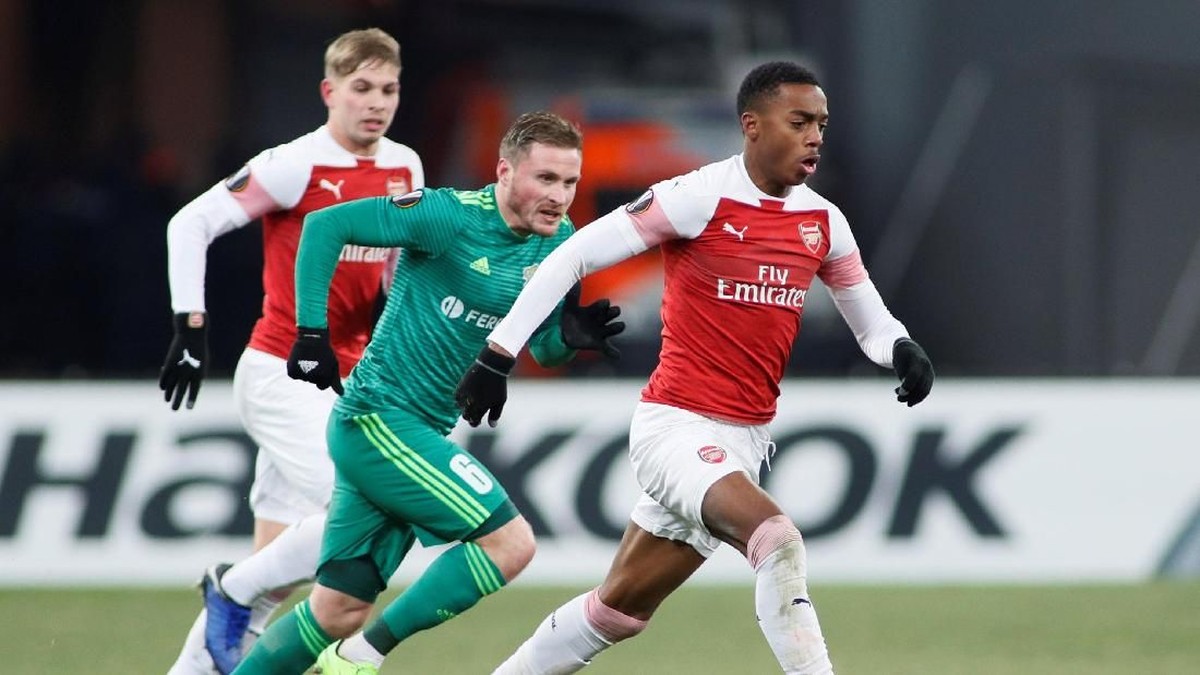 Arsenal menang telak 3-0 di markas Vorskla Poltava. (Foto: Valentyn Ogirenko/REUTERS)