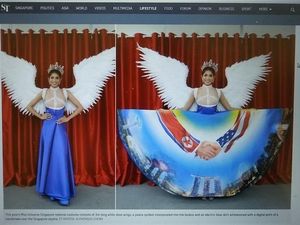 Potret Liburan Miss Singapura yang Pakai Kostum Kontroversial