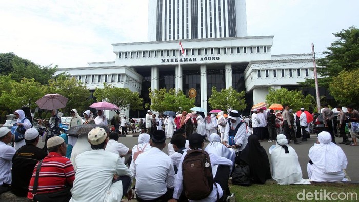 Demo Jemaah First Travel (Dok. detikcom)