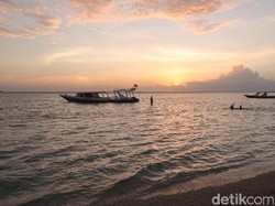 Sunset Eksotis di Gili Air, Bikin Mendadak Romantis