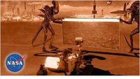 Meme Kocak Robot NASA Mendarat di Mars Didemo Alien