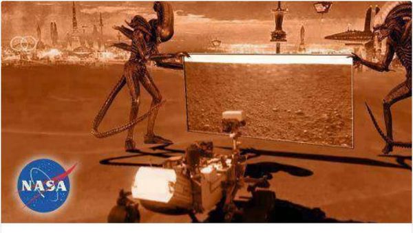 Meme Kocak Robot NASA Mendarat di Mars Didemo Alien