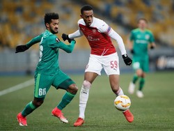 Tapi sejak mendapatkan gol pertama, tim London utara ini nyaman mengontrol pertandingan. REUTERS/Valentyn Ogirenko.