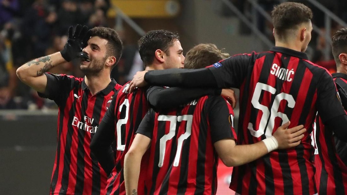 AC Milan menang 5-2 atas Dudelange di matchday kelima Liga Europa, Jumat (30/11/2018) dini hari WIB. (Foto: Marco Luzzani/Getty Images)