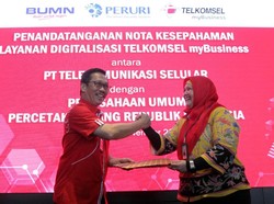 Telkomsel Dukung Digitalisasi Peruri