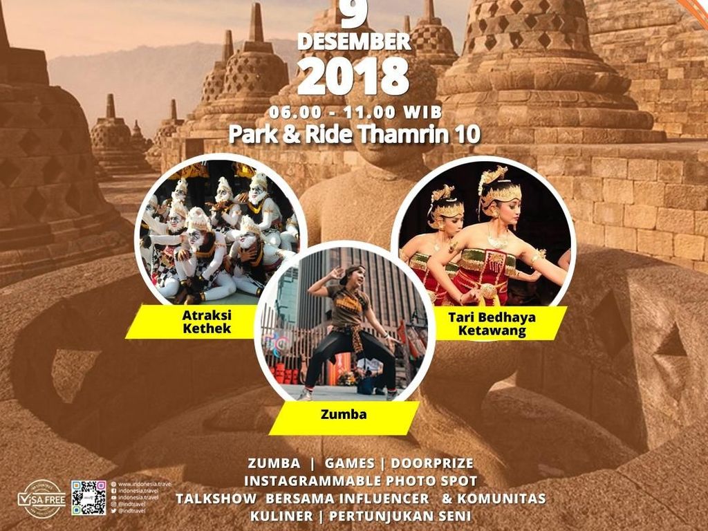 Kehadiran Borobudur Buat CFD Jakarta Jadi Galeri Budaya Jawa Kehadiran Borobudur Buat CFD Jakarta Jadi Galeri Budaya Jawa