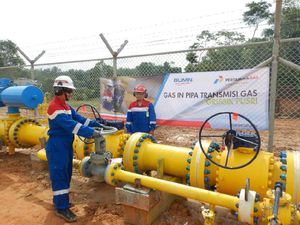 Pertagas Uji Coba Alirkan Gas di Ruas Pipa Grissik-Pusri
