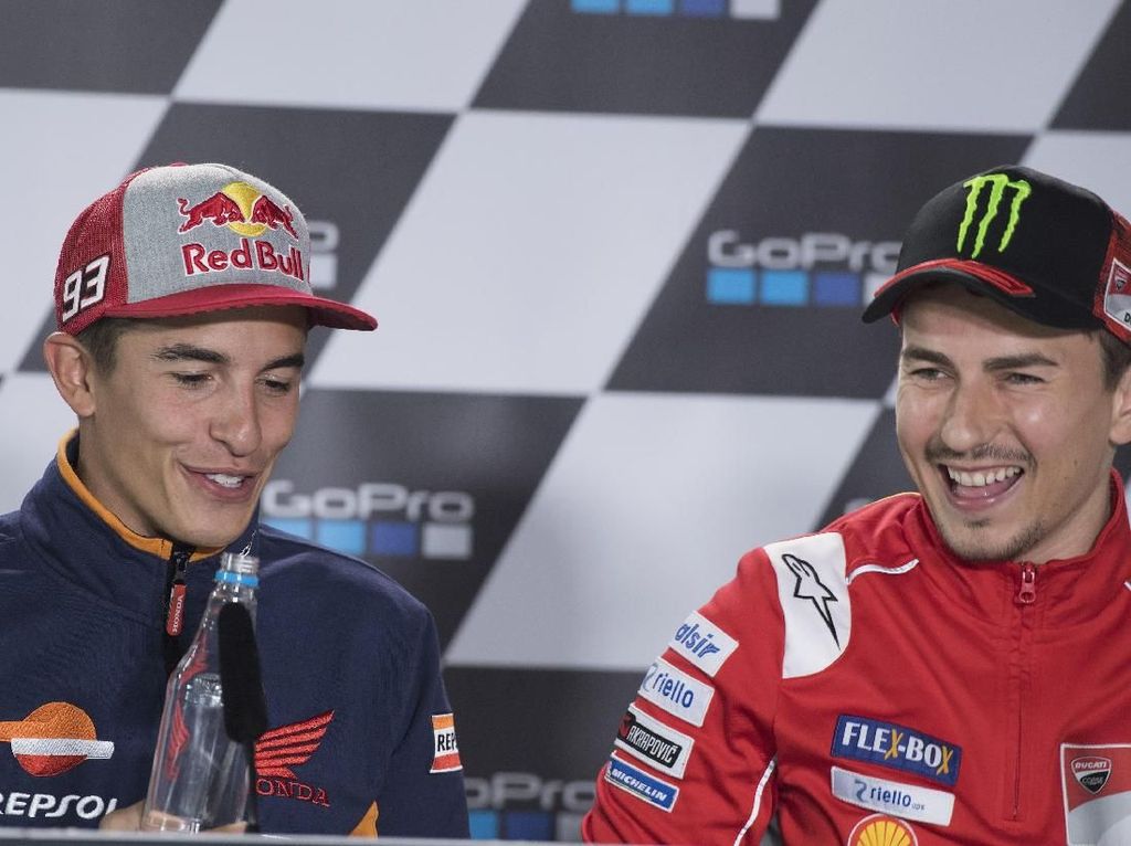 Janji Marquez-Lorenzo: Rivalitas Cuma Ada di Lintasan Janji Marquez-Lorenzo: Rivalitas Cuma Ada di Lintasan