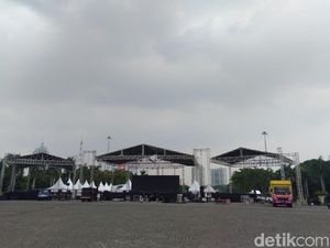 Potret Monas Jelang Reuni 212