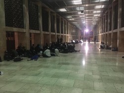 Ada Massa Reuni 212 Bermalam di Istiqlal Sebelum ke Monas