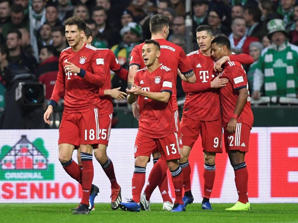 Hasil Liga Jerman: Kalahkan Bremen, Bayern Balik ke Jalur Kemenangan