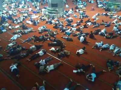 Banyak Orang Tidur, Begini Potret Istiqlal Pasca-Reuni 212