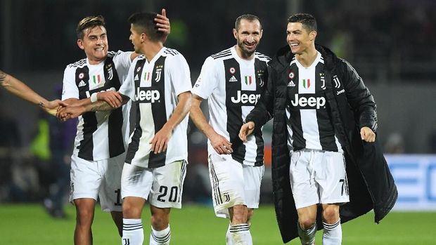 Juventus meraih 17 kemenangan dari 18 pertandingan yang sudah dilalui di liga Italia 2018/2019.