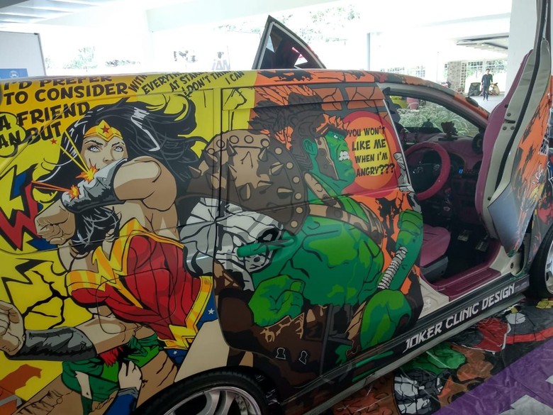 Avanza berdesain Marvel dan DC Comics. Foto: Luthfi Anshori Avanza berdesain Marvel dan DC Comics. Foto: Luthfi Anshori