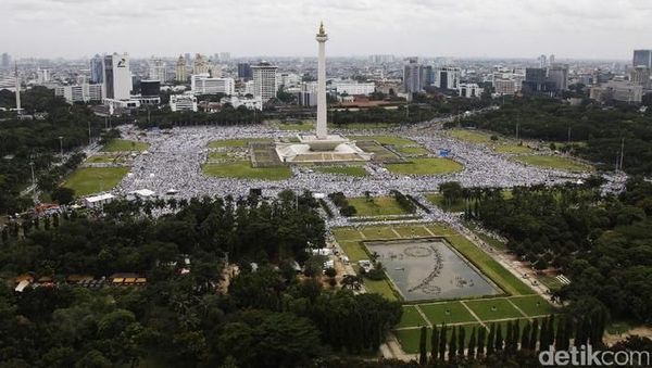 Potret Aksi 212 dari Tahun ke Tahun: 2016, 2017 dan 2018