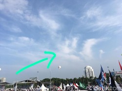 Massa Reuni 212 Heboh karena Awan Dianggap Mirip Lafaz Allah