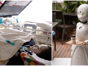 Robot Jadi Pelayan Kafe yang Dikendalikan Orang Lumpuh