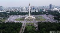 Foto Reuni Akbar Mujahid Aksi 212 dari Langit Monas