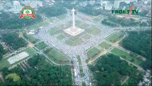 Penampakan Massa Reuni 212 Putihkan Monas