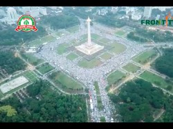 Penuhi Monas, Begini Penampakan Massa Reuni 212