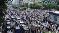 Penampakan Massa Reuni 212 di Sekeliling Monas