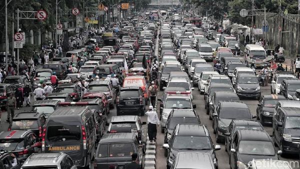Potret Kemacetan Usai Reuni 212