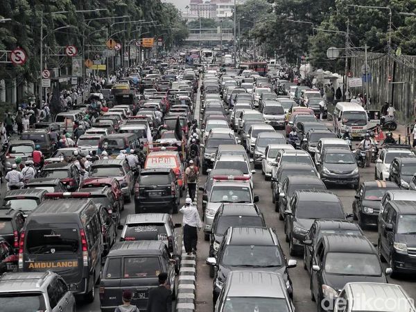 Potret Kemacetan Usai Reuni 212