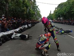 Adu Jotos Warnai Balap Motor di Bojonegoro