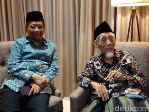 Bertemu Mbah Moen, Mahfud: Kita Sudah Punya Pilihan di Pilpres