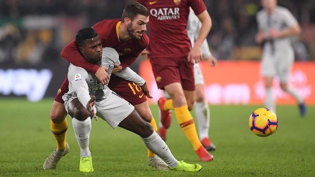 Duel AS Roma lawan Inter Milan berjalan sengit.