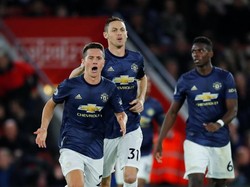 Ander Herrera menghadapi tanda tanya soal masa depannya menyusul pemecatan Jose Mourinho. Foto: Eddie Keogh/Reuters