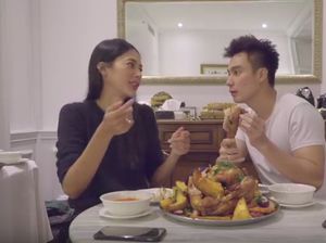 Pengantin Baru, Baim dan Paula Langsung Mukbang Kalkun Seharga Rp 4,3 Juta