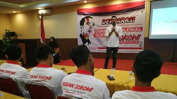 Generasi Milenial Riau Gelar Deklarasi Dukung Jokowi