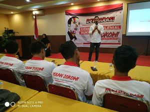 Generasi Milenial Riau Gelar Deklarasi Dukung Jokowi
