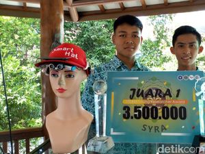 Keren, Siswa SMA Bikin Topi Pintar Pengganti Tongkat untuk Tunanetra Keren, Siswa SMA Bikin Topi Pintar Pengganti Tongkat untuk Tunanetra