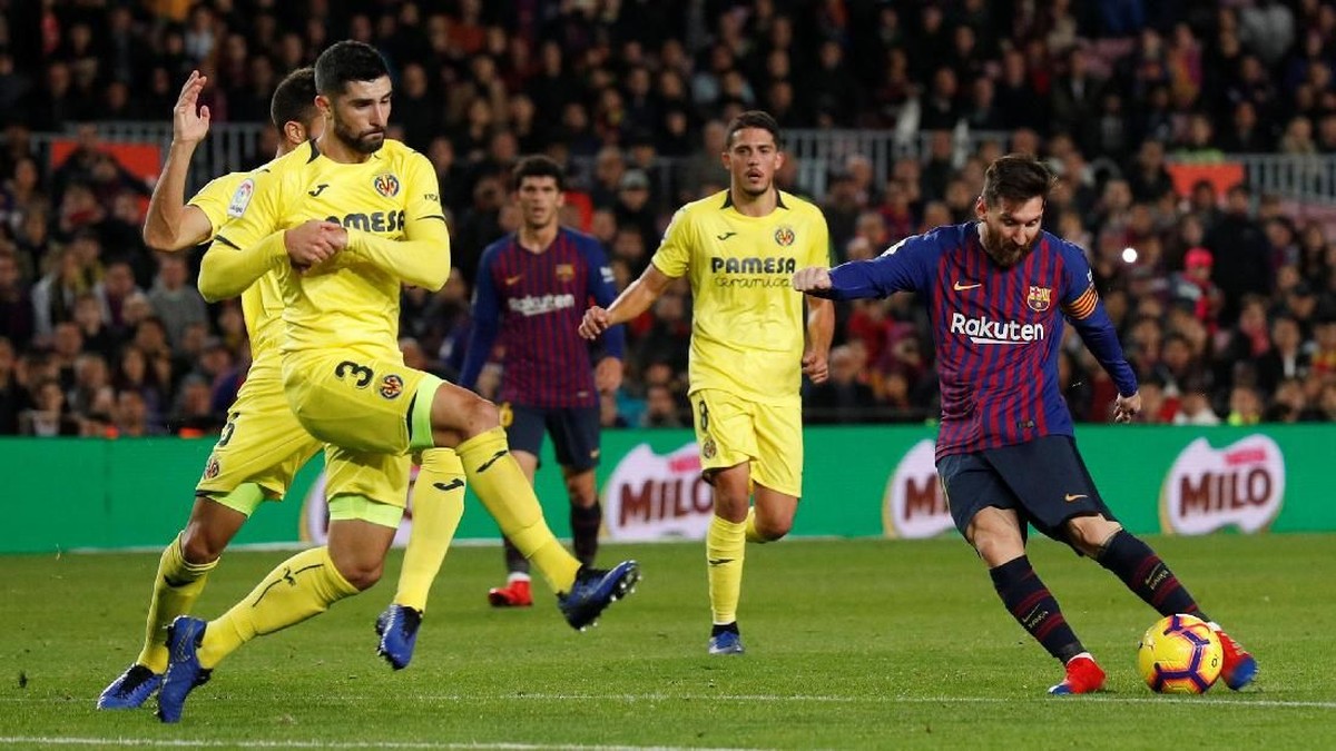 Villarreal bakal bertandang ke markas Barcelona. (Foto: Albert Gea/Reuters)
