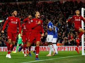 Hasil Liga Inggris: Dramatis, Liverpool Kalahkan Everton 1-0