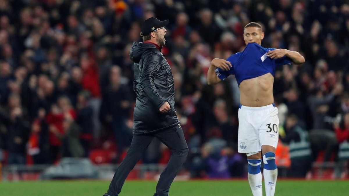 Jelang Derby Merseyside, Juergen Klopp berjanji tidak akan bertindak berlebihan seperti tahun lalu Foto: (Lee Smith/Reuters)