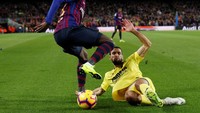 Kendati dominan, Barcelona tak bisa menang dengan mudah. REUTERS/Albert Gea.