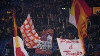 Pada laga Liga Italia di Stadion Olimpico, Senin (3/12/2018) dinihari WIB, Inter dua kakli mengungguli Roma. REUTERS/Alberto Lingria.