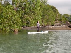 Cara Menteri Susi Nikmati Pagi dengan Bahagia