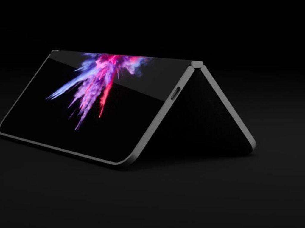 Penampakan Desain Ponsel Layar Lipat Microsoft Andromeda Penampakan Desain Ponsel Layar Lipat Microsoft Andromeda