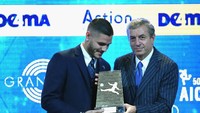 Mauro Icardi dinobatkan sebagai pemain terbaik Serie A 2018 sekaligus menyudahi dominasi Juventus yang selalu menempatkan penggawanya sebagai yang terbaik sejak 2012. (Pier Marco Tacca/Getty Images)